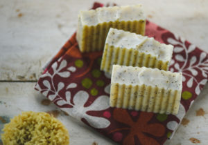 Lemon-Poppyseed Soap