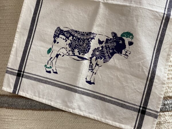 Tallulah La Moo Tea Towel