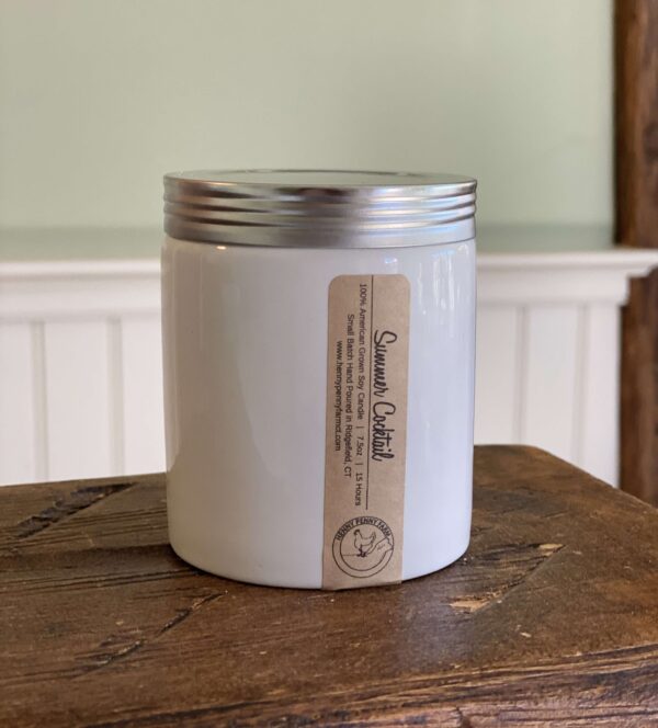 White Farmhouse Candle